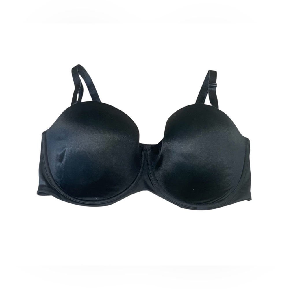 Lane Bryant Cacique Boost Balconette Multi-way Strapless Bra Sz 42G Black Wired
